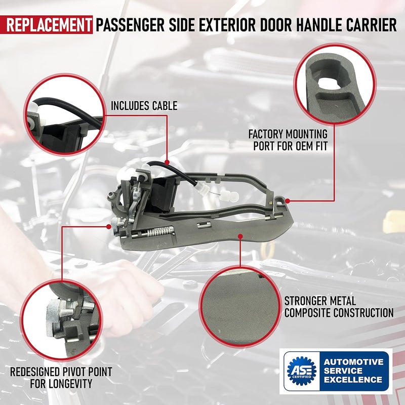 AA Ignition Front Passenger Side Door Handle for BMW X5 - Image 4