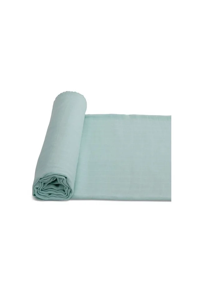 Anvi Baby Organic Bamboo Muslin Swaddle Wrap- Minty Mornings