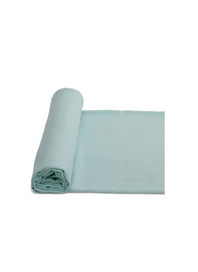 Anvi Baby Organic Bamboo Muslin Swaddle Wrap- Minty Mornings  - Image 1