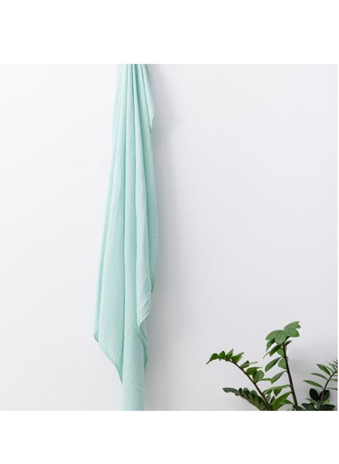 Anvi Baby Organic Bamboo Muslin Swaddle Wrap- Minty Mornings  - Image 3