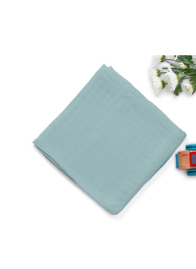 Anvi Baby Organic Bamboo Muslin Swaddle Wrap- Minty Mornings  - Image 2