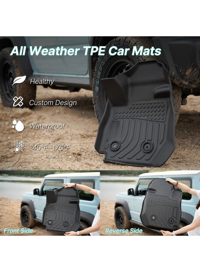 Custom-made car floor mats for 2020-2025 sedan/wagon models, two rows, water-resistant, made of genuine TPE material, with a two-year dealer warranty and long-lasting protection. - Image 2