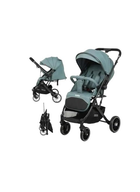 Kidilo REV Stroller 535 - Innovative and Stylish Baby Stroller for Infants and Toddlers, Perfect for Travel and Everyday Use (Green)
