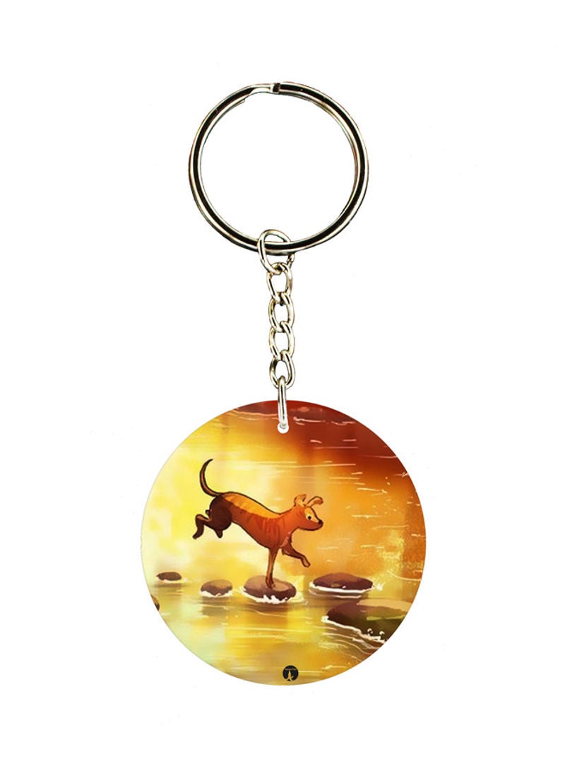 RKN Single Side Printed Keychain