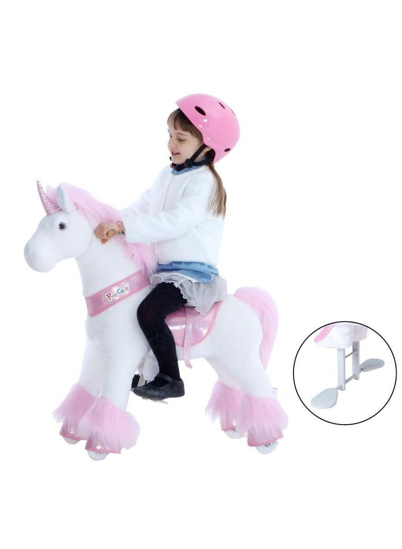 PonyCycle Official Licensed Kids Riding Horse Toy No Battery No Electricity Indoor and Outdoor best Gift for Kids 3 to 5 years - Small Unicon - Image 3