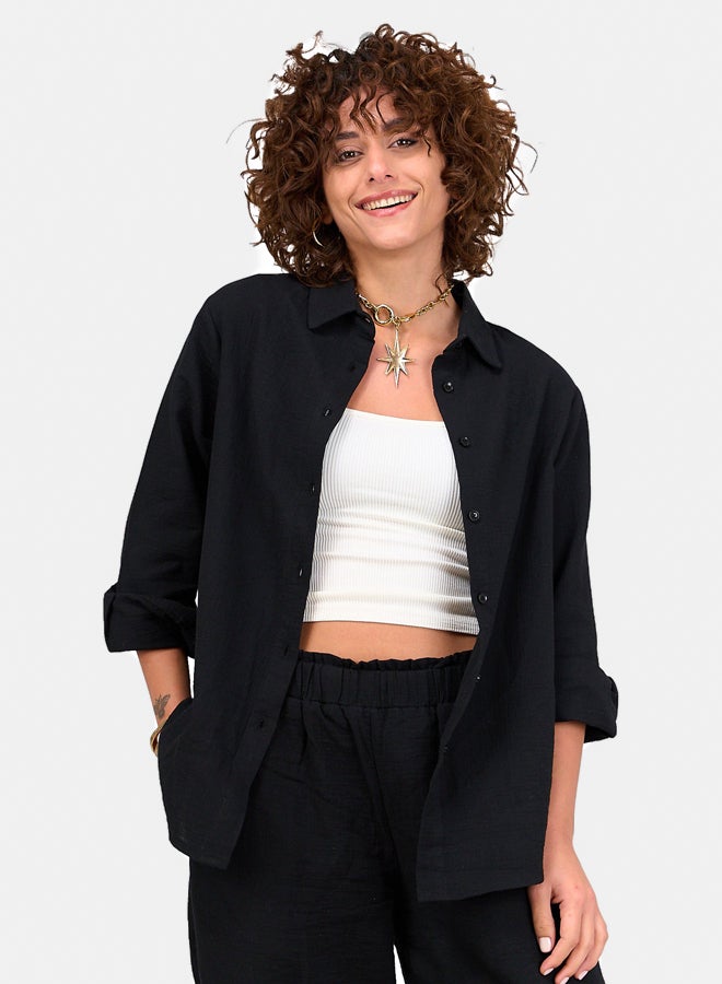 Clue Relaxed Elegance Tencel Shirt  - Image 1