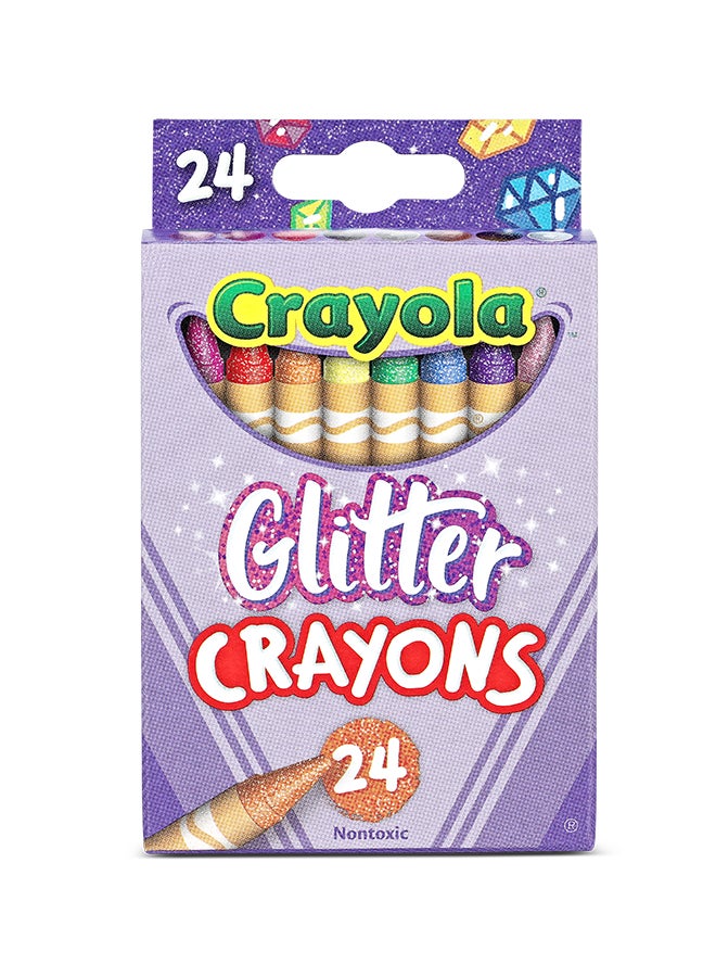 Crayola ألوان بشرة العالم أقلام تلوين، 24 عدد - Image 1