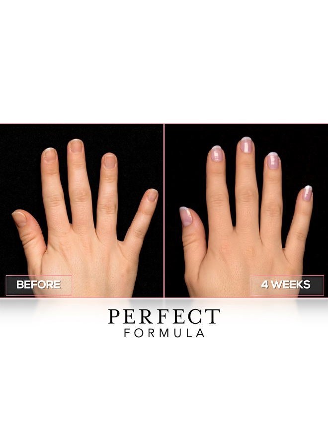 Perfect Formula طلاء جل وردي روبي - مقوي أظافر، علاج أظافر بالكيراتين، طلاء أظافر جل بلون الحجر الكريم الوردي - مقوي أظافر للأظافر التالفة - صنع في الولايات المتحدة الأمريكية 0.60 أونصة سائلة. - Image 5