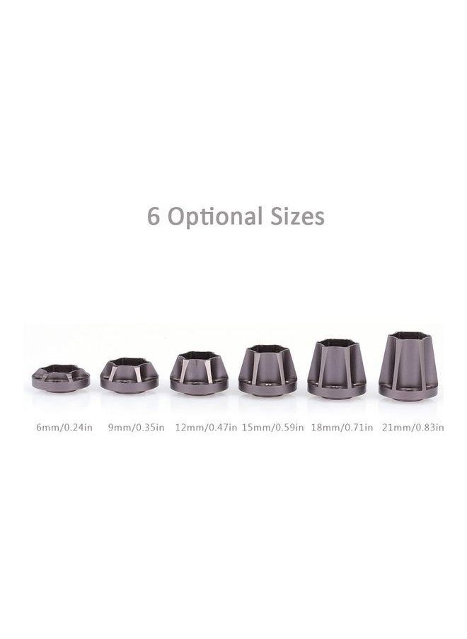 NIBEMINENT 4-Piece 6mm Wheel Hex Hub Adapter Set  - Image 2