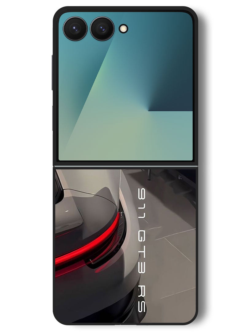 Theodor Case Compatible with Samsung Galaxy Z Flip 7 - 6.9 Inch Protection Shockproof Bumper Cover Car (12) - Image 1