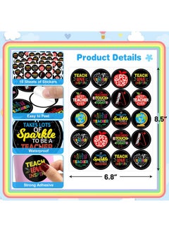 Thank You Teacher Labels Teacher'S Day Appreciation Stickers For Envelope Cards Sealing Wrapping Decor Supply Favors 200Pcs - pzsku/Z23D146BBA6DC2437C454Z/45/_/1732787132/c429d2c7-0667-40a7-8c7d-a55647277526