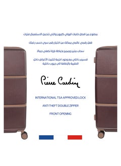 pierre cardin Hardside Luggage Classic Leather Collection Large Size  - Image 2