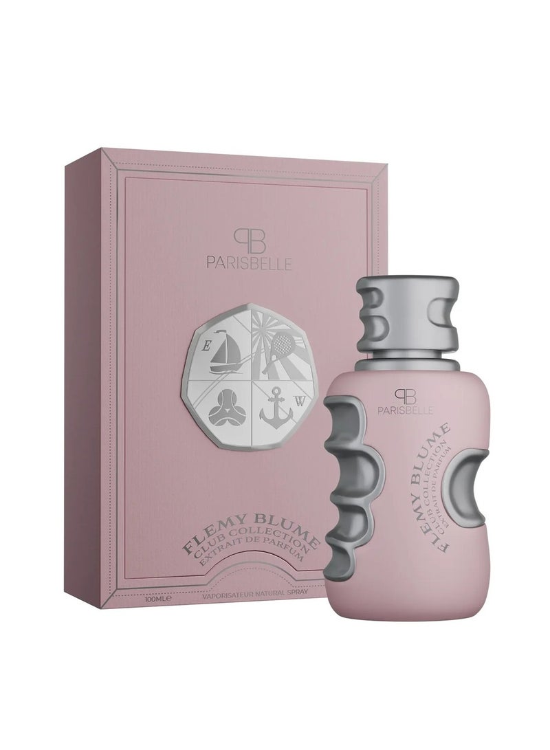 Parisbelle FLEMY BLUME Eau de Parfum for Women & Men (Unisex) – 100ml | Long Lasting Fruity Spicy Gourmand Perfume | Mango, Vanilla, Saffron & Patchouli | Premium Luxury Fragrance for Daily Wear & Special Occasions - Image 1