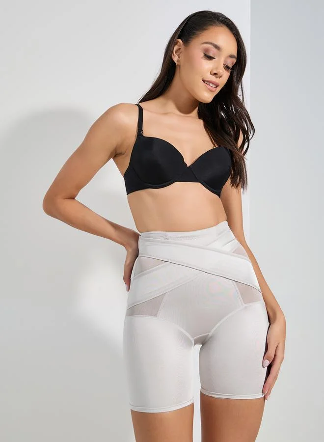 ستايلي Multi Layer Wrap Around Tummy Tucker Thigh Slimmer