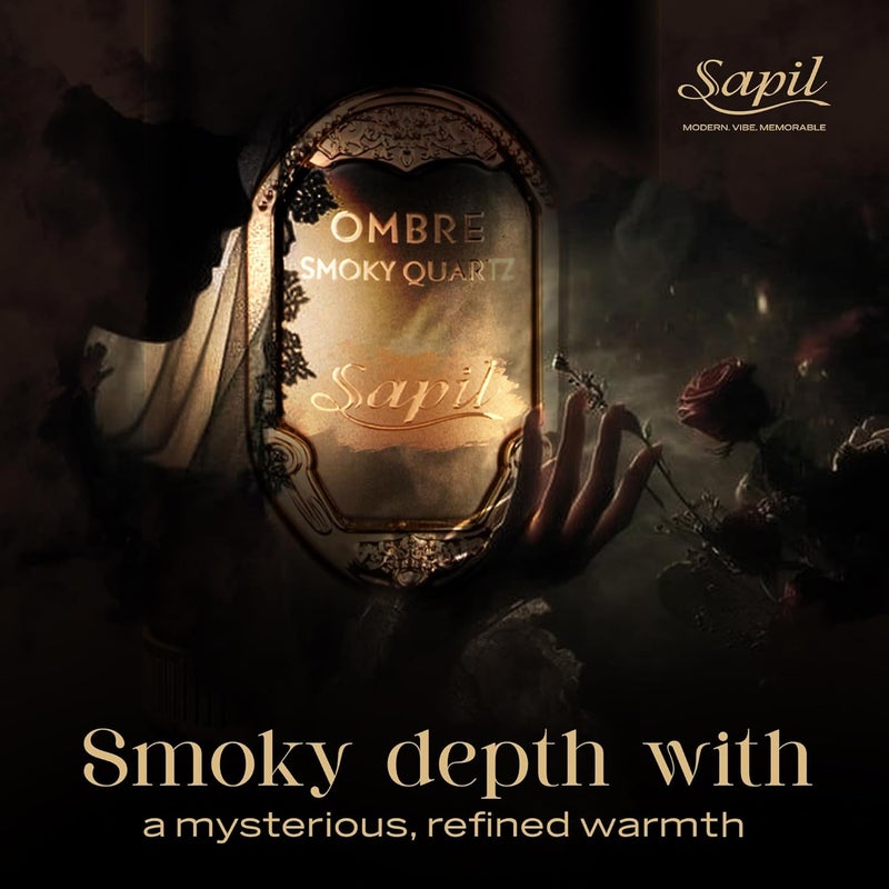 sapil عطر سابيل أومبري سموكي كوارتر 100 مل - عطر فاخر للجنسين بنغمات الفانيليا المتبلة - Image 3