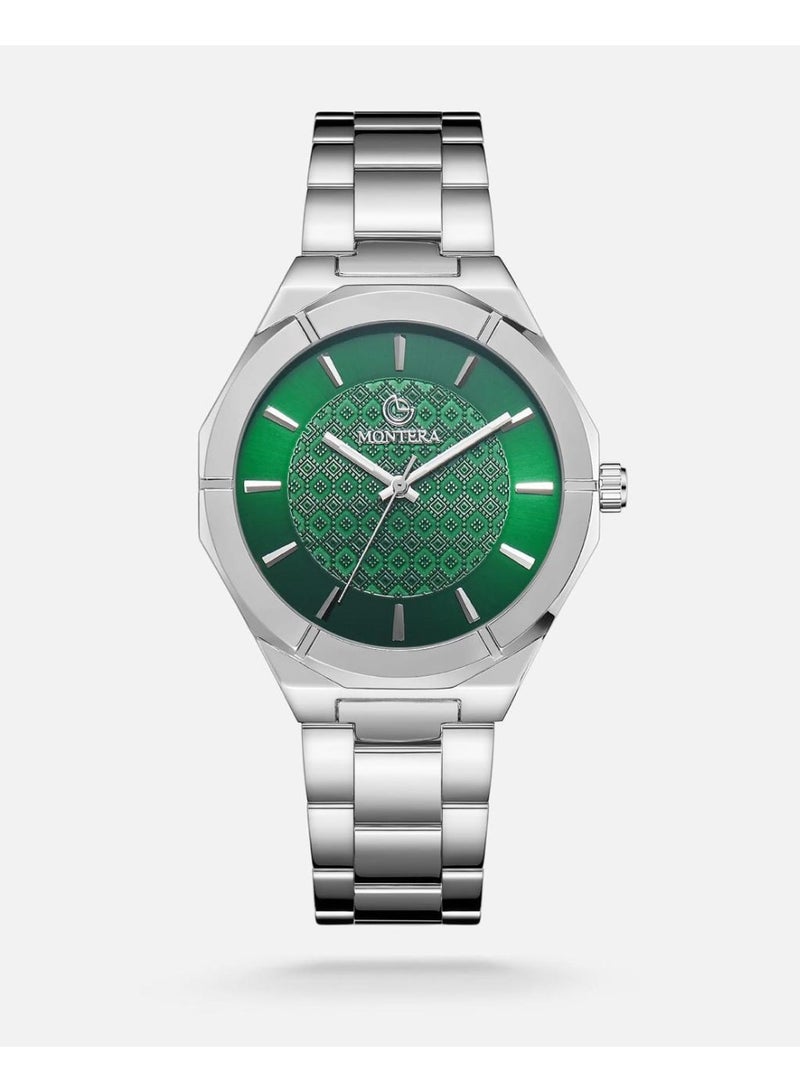 Montera Classic Men's Wristwatch, Water Resistant