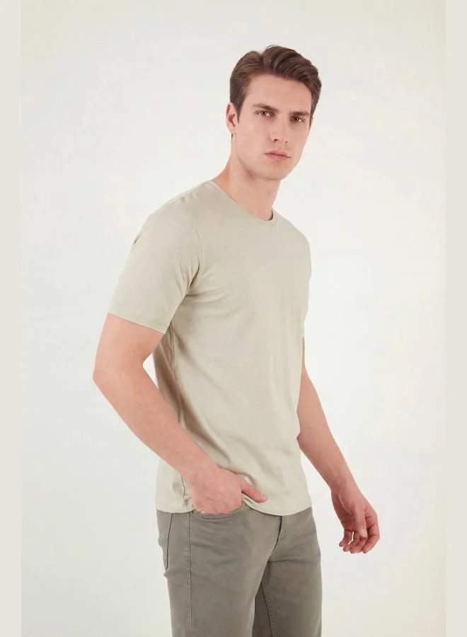 بوراتي Buratti Cotton Crew Neck Basic T-Shirt Men's T-SHIRT 59020001