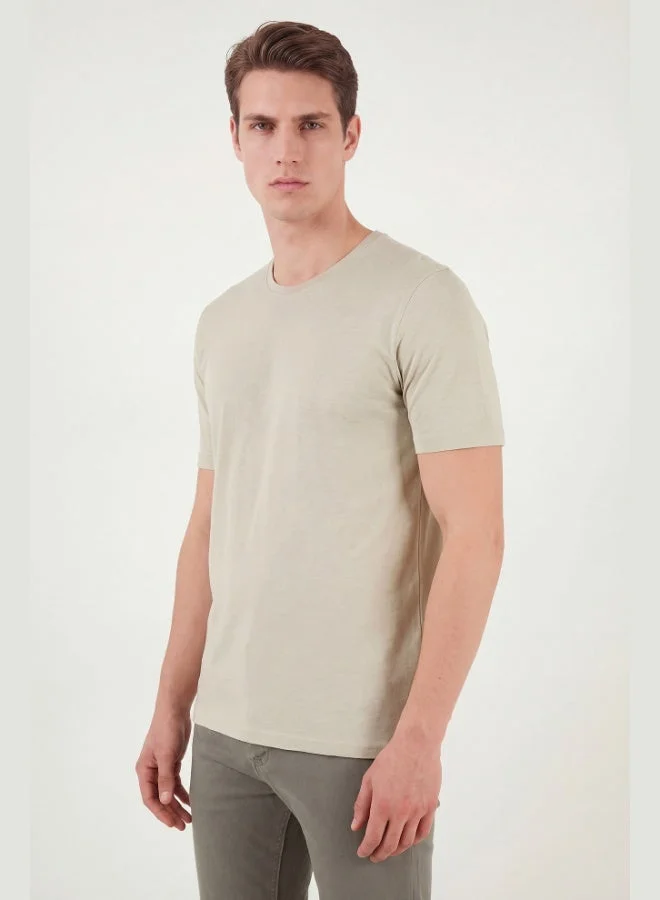 بوراتي Buratti Cotton Crew Neck Basic T-Shirt Men's T-SHIRT 59020001
