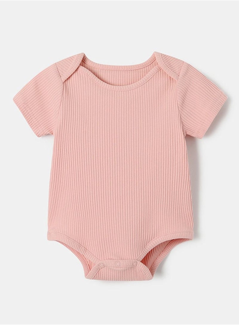 Loquat New Macaron Baby Thin Pajamas Newborn Baby Summer Pink