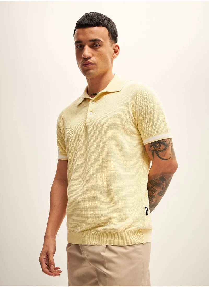 THE BEAR HOUSE Men’s Polo T-Shirt – Soft, Breathable Cotton, Classic Fit for Comfort, Stylish Casual Shirt for Everyday Wear, Summer, and Outdoor Activities
