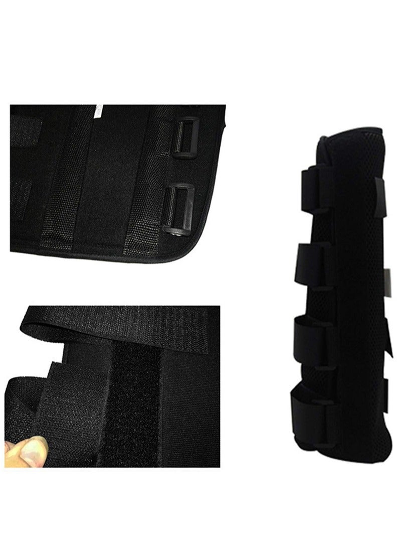 Aikanbo Elbow Braces Elbow Splint Brace Adjustable Elbow Joint Recovery Arm Splint Brace Support Protect Band Belt Strap with 3 Fixed Steel Plates - Image 5