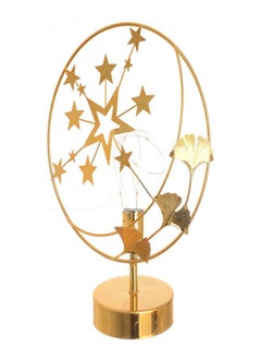 A Circle Inside It Is A Crescent And A Small Star With Battery-Powered Led Lighting - Ramadan Décor 27cm