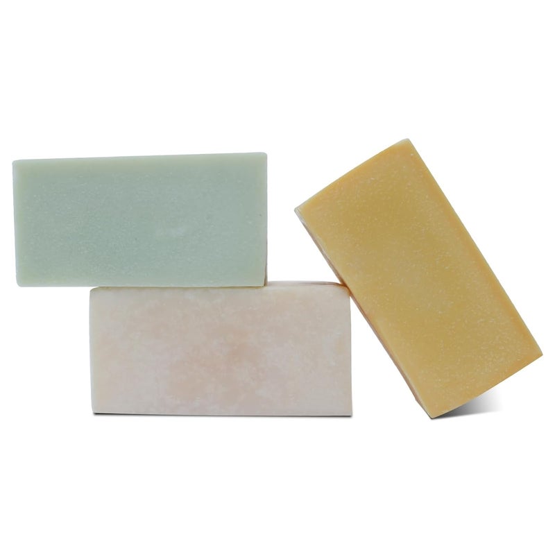 Cleansing Soap Bar Set Gift Clary Sage Moisturizing Luxury Soap Bar Handmade Bath Soap for Women Men for All Skin Type Natural Fragrance Face Wash Soap Smooth Cleanses Skin 35 oz x 3 Pack