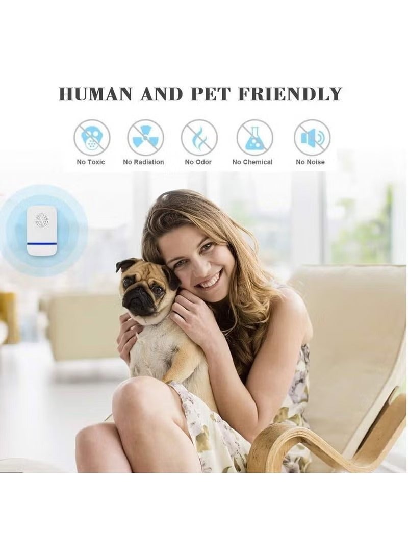Ultrasonic Pest Repeller，Electronic Ultrasonic Pest Repellent， Indoor Plug in Pest Control Ultrasonic Repellent for Mice Cockroach Spider Ant Mosquito Bug Insect - Image 3