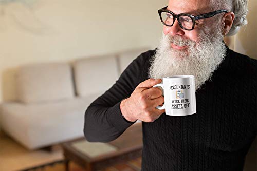 Casitika Funny Accountant Gifts. Accountants Work Their Assets Off. 11 oz Accounting Coffee Mug. Gift Idea for Financial Advisor, Auditor or CPA Friends or Co-workers. - Image 5