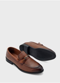 Robert Wood Trim Detail Formal Loafers  - Image 3