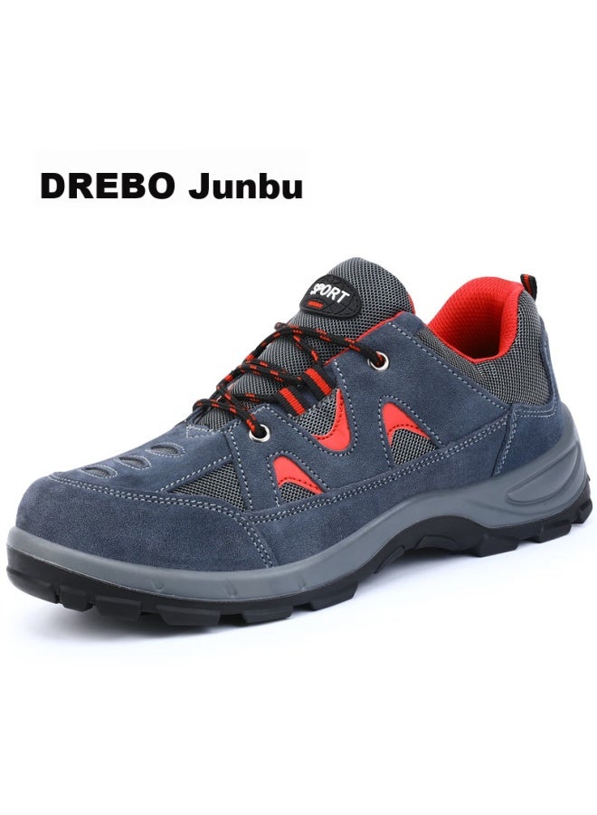 JUNBU Junbu Safety Shoes For Men With Steel Toe Cap, Anti-smashing, Anti-puncture, Wear-resistant, Lightweight, Work Safety, Construction Site Protective Functional Shoes 3020 Size 41 - Image 5