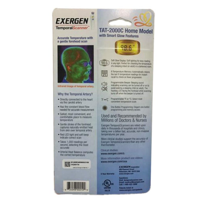 Exergen ترمومتر الشريان الزمني - Image 2