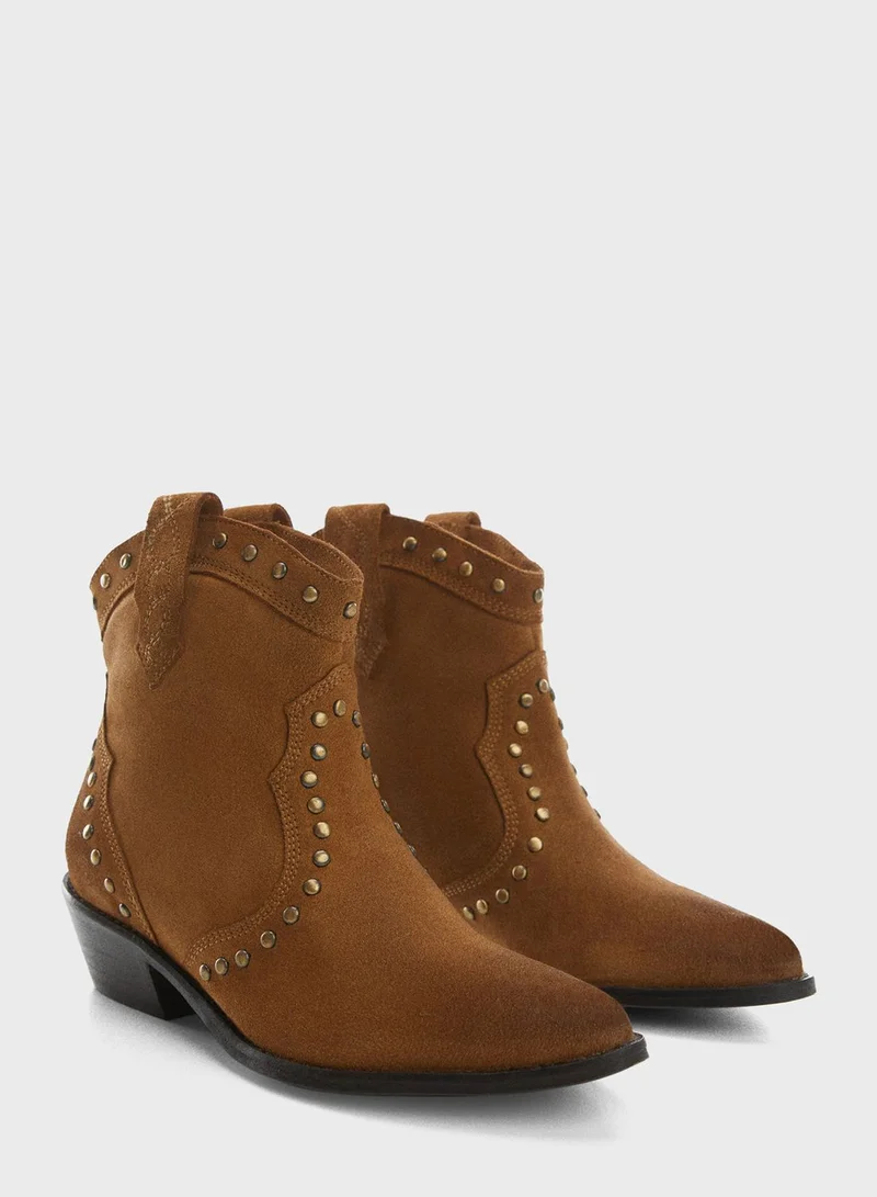 MANGO Salto Ankle Boots
