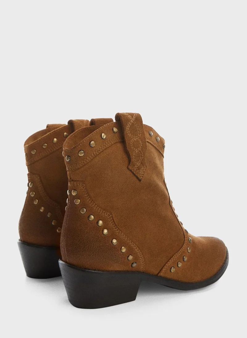 MANGO Salto Ankle Boots