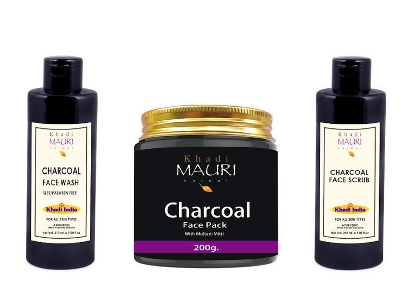 Khadi Mauri Herbal Black Henna with Amla 75 g Pack of 4 Natural Dye for Glossy Black Color Enriched with Amla for Healthy ChemicalFree Safe for All Types - Image 2