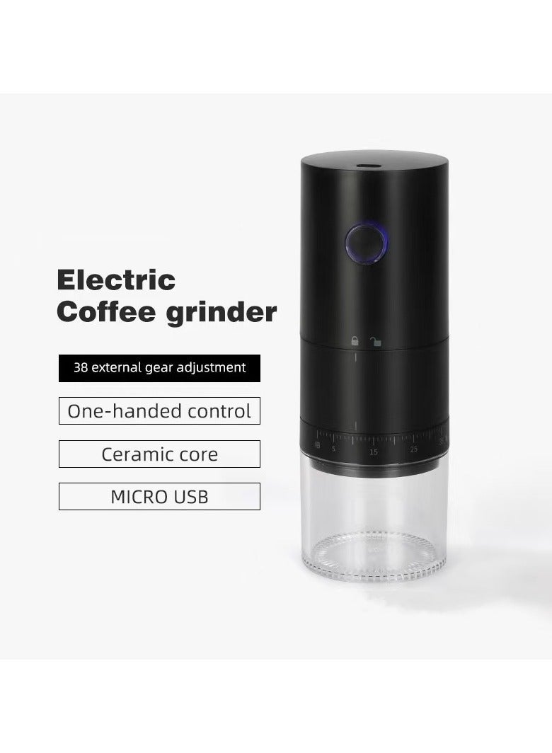 حصريا مطحنة قهوة كهربائية منزلية، مطحنة محمولة أوتوماتيكية بالكامل، مطحنة قهوة صغيرة قابلة لإعادة الشحن عبر USB - Image 2
