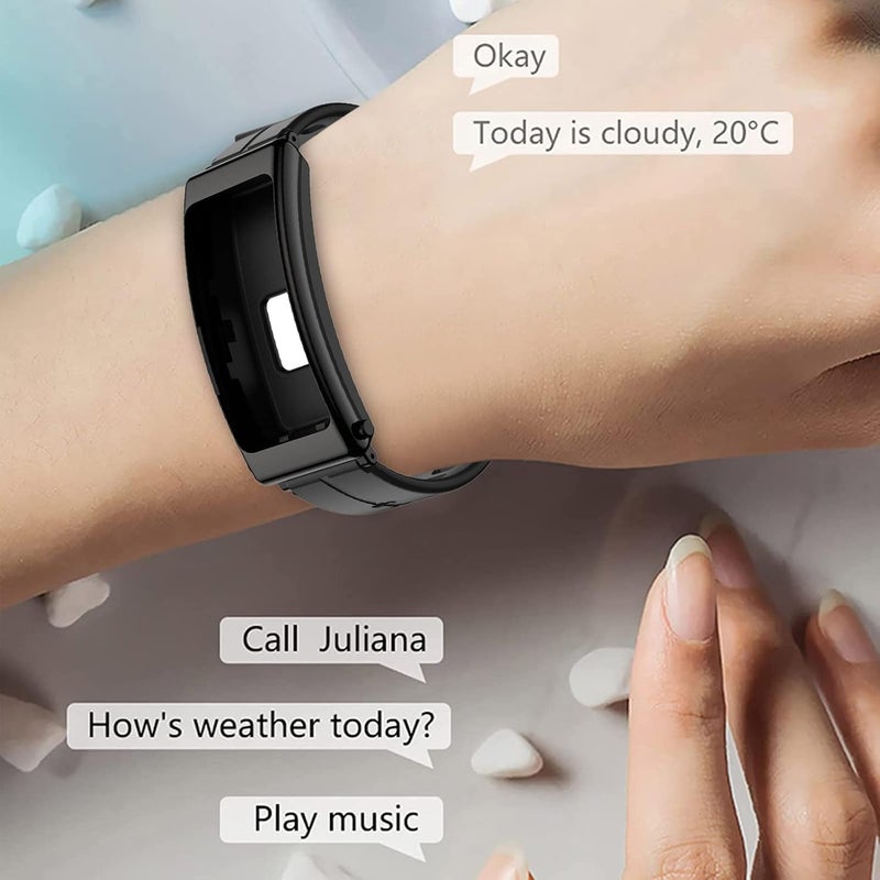 comfrt 2 in 1 Smartwatch with Earbuds Smart Bracelet Wireless Bluetooth Headset Combo Bluetooth Touch-Screen Multi Sport Mode Heart Rate Blood Pressure Sleep Monitor Women Men Sport - Image 4