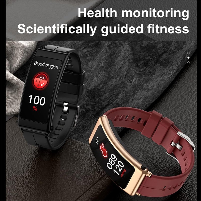 comfrt 2 in 1 Smartwatch with Earbuds Smart Bracelet Wireless Bluetooth Headset Combo Bluetooth Touch-Screen Multi Sport Mode Heart Rate Blood Pressure Sleep Monitor Women Men Sport - Image 3