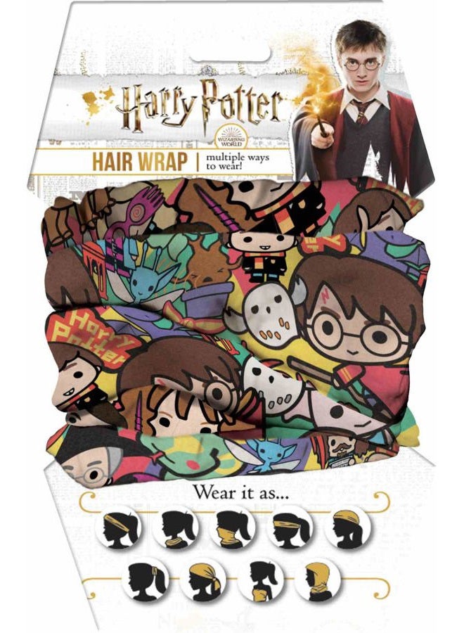 Spoontiques Hair and Face Wraps - Multifunctional Bandanna - Headband - Scarf - Neck Gaiter- Balaclava - Harry Potter - Image 1