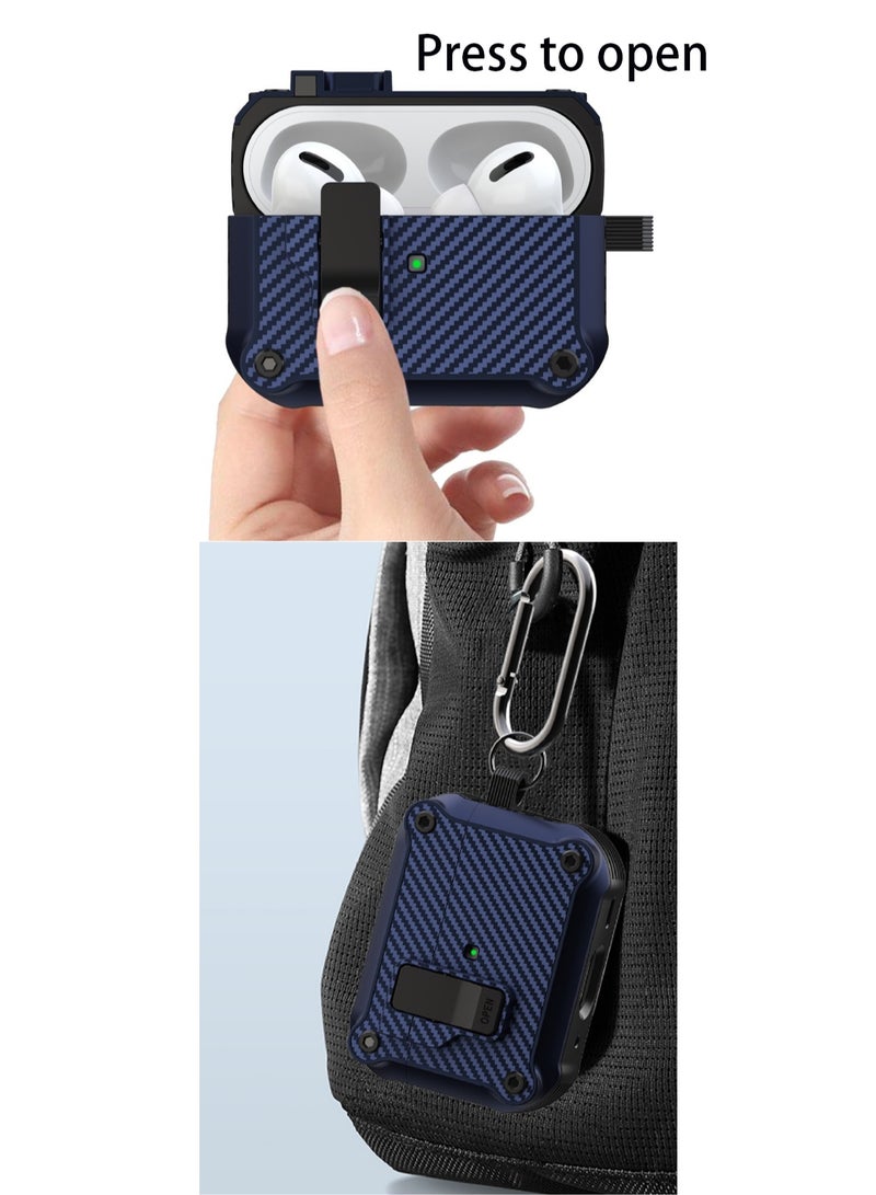 Black Airpods Pro2 Generation Protective Shockproof Soft Silicone Protective Case, Protective Earphone Box Bluetooth Earphone Box - Image 3