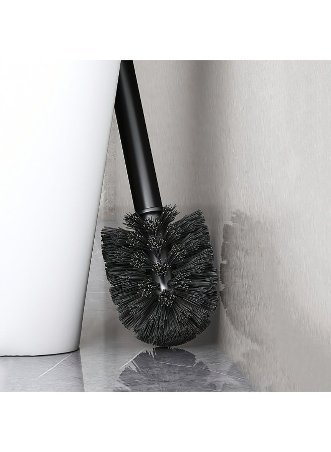 Yalla Pick Wall-Mounted Toilet Brush Holder with Storage Rack, Bathroom Organizer for Cleaning Brush and Spray Bottle, Space-Saving, No-Drill Easy Installation, Durable Material for Bathroom Cleaning - Image 5
