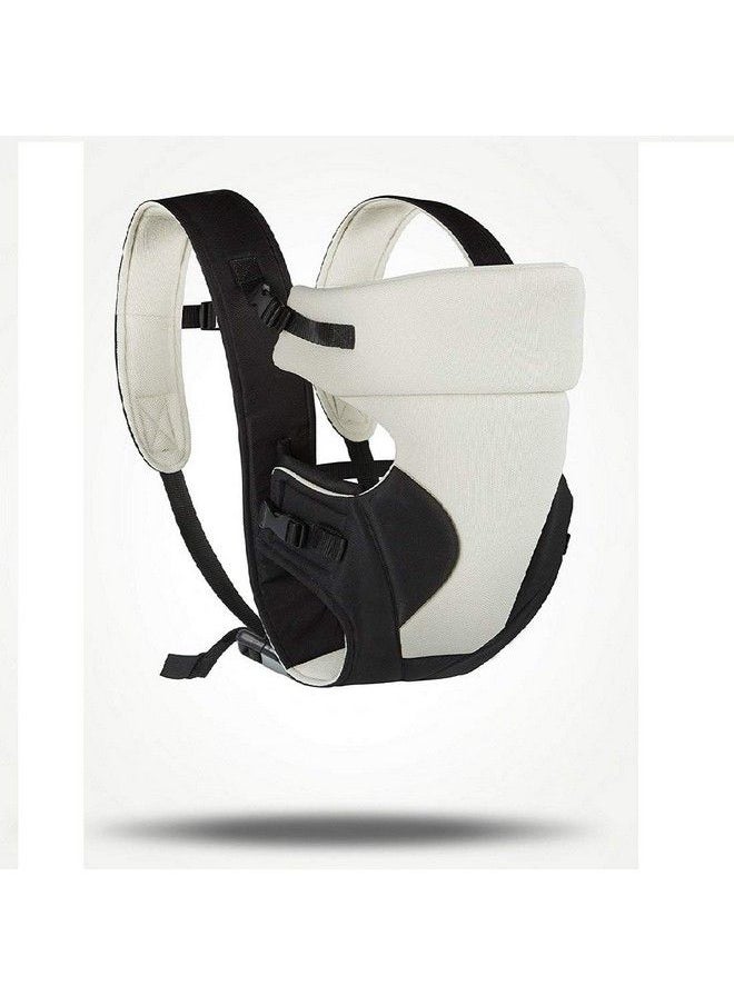 Chinmay Kids - Baby Carrier Kangaroo Pose Toddler Sling Wrap Portable Infant Hip Seat Baby Care Waist Stool Adjustable Hip Seat Baby Carrier (Cream) - Image 1