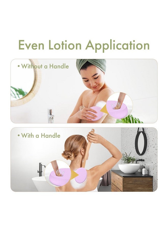 AmazerBath 6 Pcs Lotion Applicator Replacement Pads, Back Sunscreen Applicator For Kids, Elderly, Women, Apply Cream Medicine Skin Cream Moisturizer Sunscreen Tanner, Colorful - Image 4