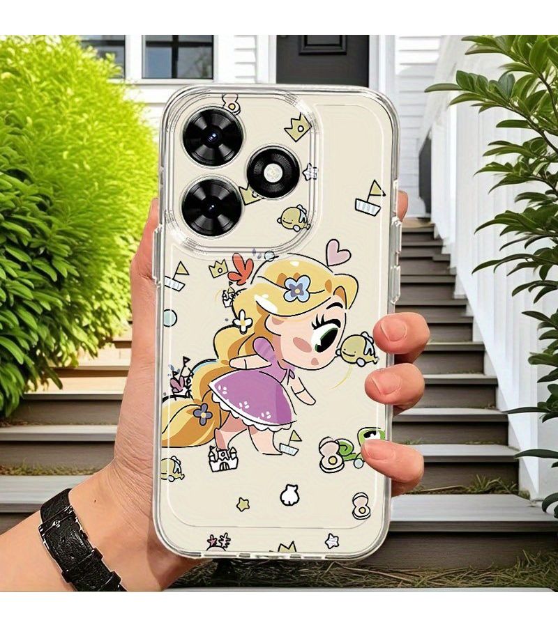 Transparent Clear TPU Phone Case Compatible With Transsion Hot 10 Hot 10S Hot 12 Hot 12 Play Hot 20 Hot 20 Play Hot 20I Hot 20S Hot 30 Play Hot 30I Hot 40 40 Pro Note 30 Note 30 5G Note 30 Pro 4G Pop 