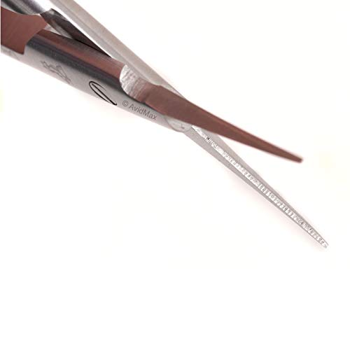 Dr. Slick Arrow Scissor, 3-1/2", Gold Loops, MicroTip, Straight - Image 2
