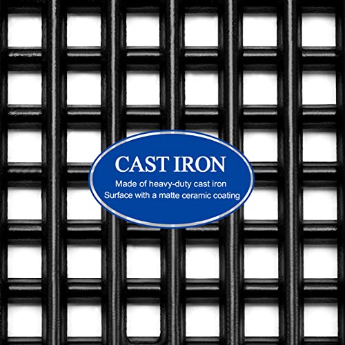 GGC 15 Inch Grill Grates Replacement for Broil King 9453-54, 9453-57, 9453-64, 9865-54, 9453-67, Broil-Mate, Silver Chef, Sterling Gas Grill, 2 PCS Cast Iron Cooking Grid Grates (15" x 12 3/4" Each) - Image 3