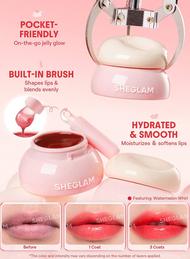 SHEGLAM Hydra Jelly Pocket Lip Jam - Guava Glow pink - Image 3