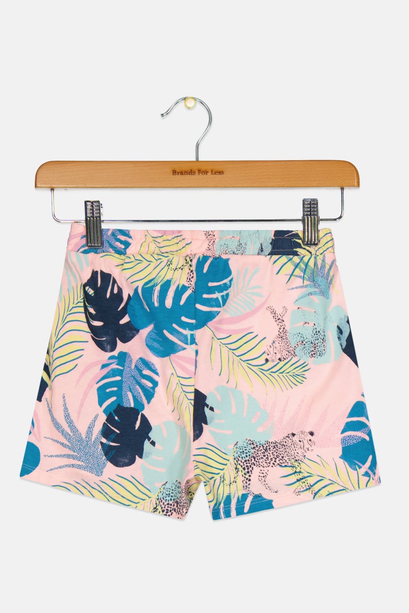 Cool Club Kids Girl Floral Print Shorts, Multicolor - Image 2