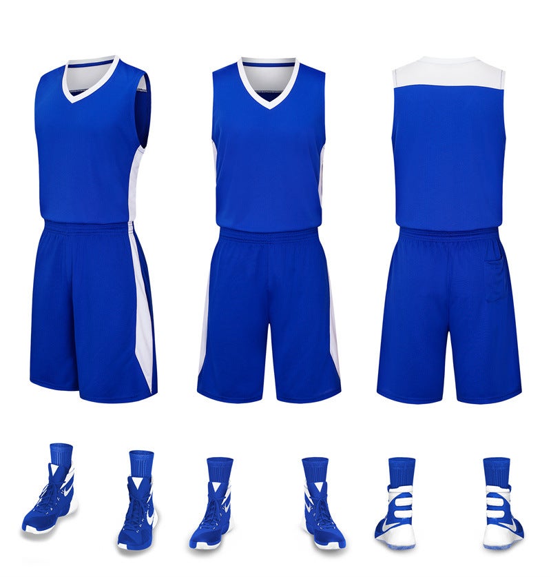 New Children's Basketball Suit suit Men's Breathable Vest Printed Character Sports Suit Training Jersey Competition Suit Summer - Image 1