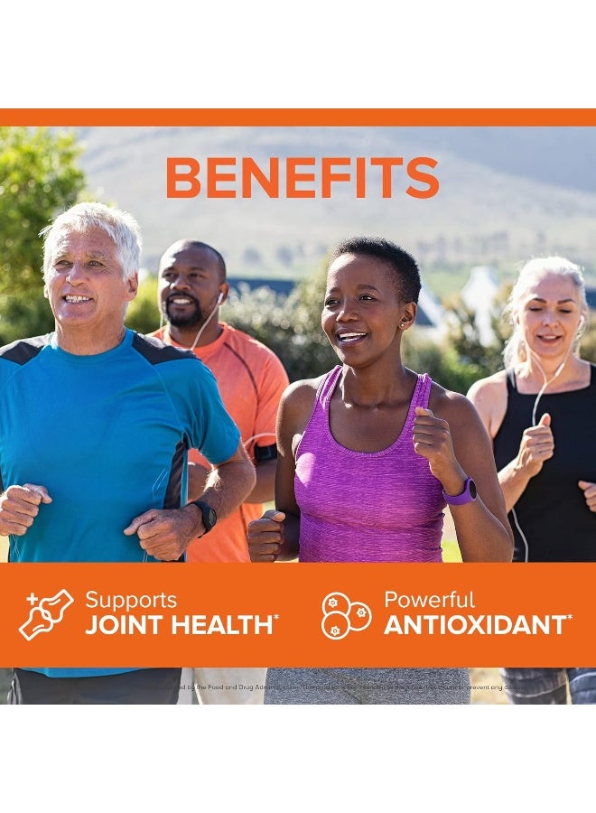 Qunol Turmeric Curcumin with Black Pepper, Qunol 2250mg Turmeric Extract with 95% Curcuminoids, Extra Strength Supplement, Enhanced Absorption, Supports Healthy Inflammation Response, 90 Vegetarian Capsules - Image 3